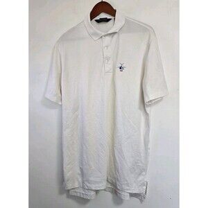 Polo Golf Ralph Lauren Shirt Mens Size L Bidermann DE Golf Club Casual White